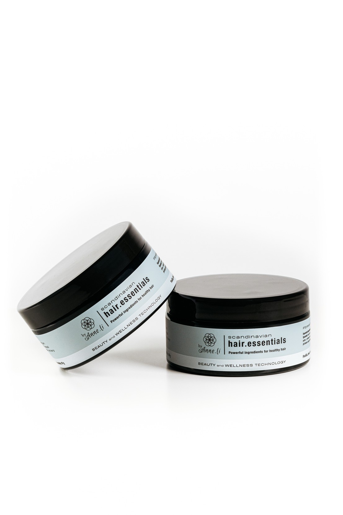 Dvě sklenice hair.essentials byAnne.li